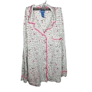 Simply Vera Medium Love Printed Pajama Set